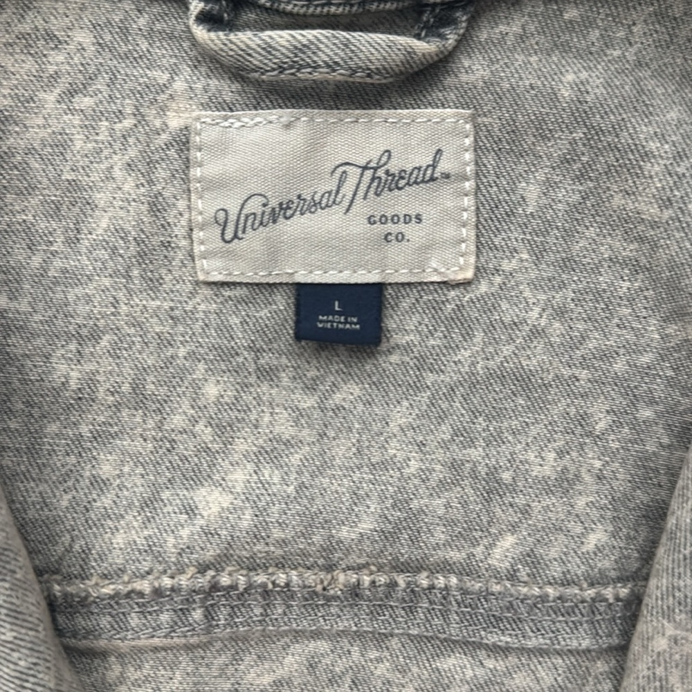 Universal Thread Gray Jean Jacket - image 2